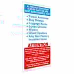P201 TSS Instruction Sign