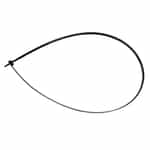 36 Inch Black Plastic Zip Ties - 50 Pack