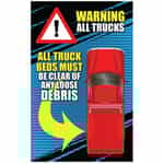 WMS010 Kleen-Rite Windmaster Truck Bed Sign - 28" x 44"