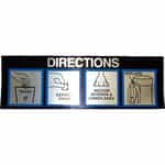 Ginsan Blue Dome Instruction Decal