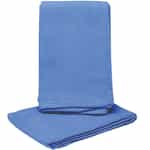 Blue cotton vending towel