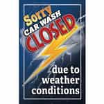 WMS167 Kleen-Rite Windmaster Closed Sign - 28" x 44"