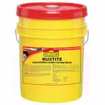 Yellow bucket with red lid
