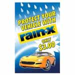 WS46SM TSS Car Wash Rain-X Windmaster Sign