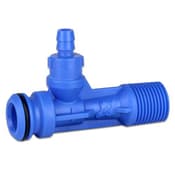 Chem-Flex 118086 | Dark Blue Threaded Chemical Injector NPT