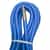 15 Ft. Blue 3/8 In. Single Wirebraid Hose, 3/8 In. MPE x 1/4 In. MPE