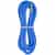 17' Blue 3/8" Single Wirebraid Hose with 3/8" MPE
