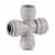 PI4712S John Guest Acetal Plastic Cross