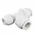 PEI3028D John Guest Acetal Plastic Tee Reducer