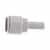 PI131216S John Guest 1/2 Push-Fit x 3/8 Stem Enlarger