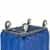 R&B Wire Products 412SO 12 Bushel Fully Sewn Red Vinyl Basket Truck