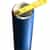 15' coil of 1.5" diameter Blue and Black Dura-Slide Vacuum Hose