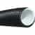 50' coil of 1.5" diameter Black Dura-Slide Vacuum Hose