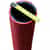 15' coil of 2" diameter red and Black Dura-Slide Vacuum Hose