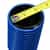 50' coil of 2" diameter Blue and Black Dura-Slide Vacuum Hose