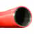 50' coil of 2" diameter Red and Black Dura-Slide Vacuum Hose