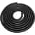 50' coil of 2" diameter Black Dura-Slide Vacuum Hose
