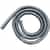 15' coil of 1.5" diameter Gray Dura-Slide Vacuum Hose