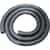 15' coil of 2" diameter Gray Dura-Slide Vacuum Hose