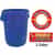 TO-BL-C Custom Artwork Blue Towel Bin