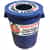 TO-BL-C Custom Artwork Blue Towel Bin