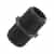 Black PVC fitting