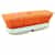 orange brush with cream foam block