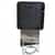 Black plastic holster attached to metal u-bolt