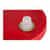 Red BKT05R-SLID Plastic Bucket Lid