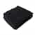 black heavy weight microfiber towel