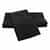 ULTRA-80BLK Towels by Dr. Joe Ultra-80 Heavy Microfiber Black 12 Pack