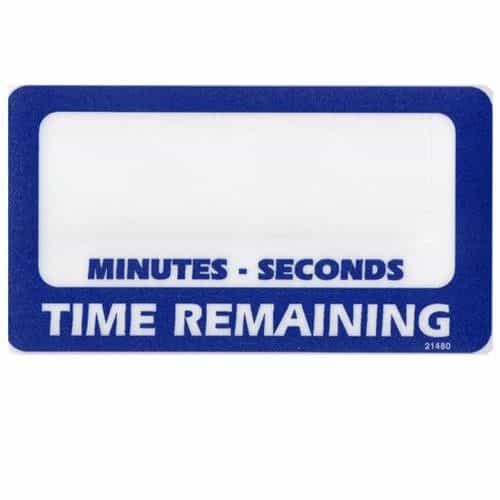 2148000 GinSan GS31B Timer Decal - Time Remaining