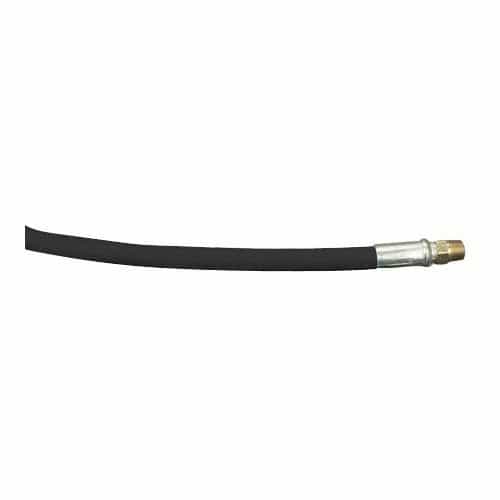 HA204WBK0202 Black Wirebraid Hose with 1/4" Swivel Ends