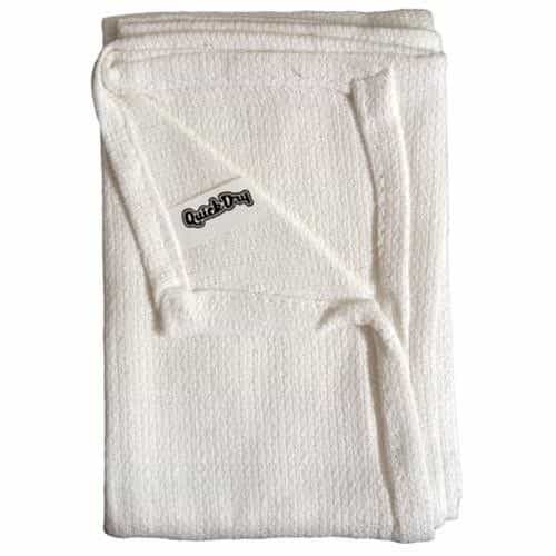 Folded White Cotton Towel 37WV - 100pk