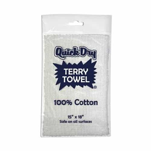 White Cotton Terry Towel