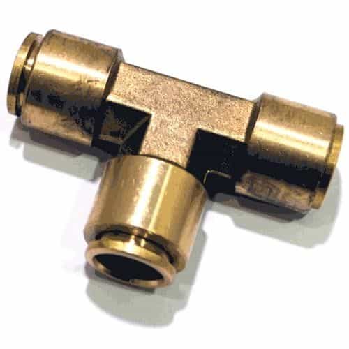 20-030 Kleen-Rite Push-In Tee Fitting - 1/2 Inch x 1/2 Inch x 1/2 Inch