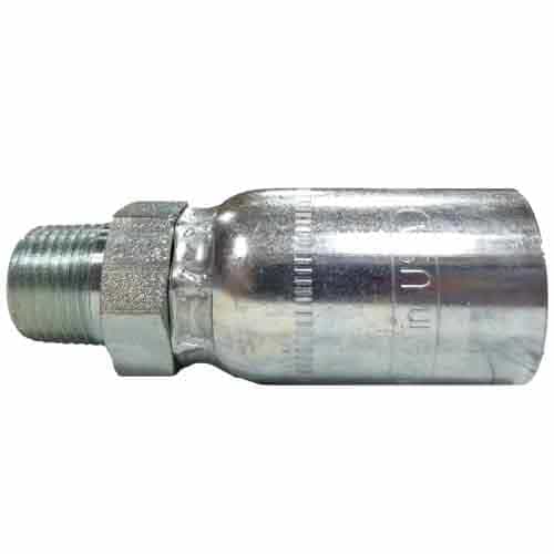 Male Pipe Rigid Crimp Fitting