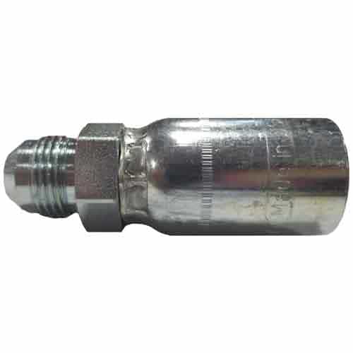 MJ-08-08 Steel Crimpable Fitting - Male 37 Degree 1/2" JIC X 1/2" ID Hose