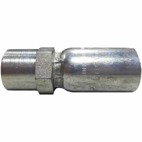 FP-08-08 Crimpable Hose Fittings - 1/2" Hose x 1/2" NPTF Pipe