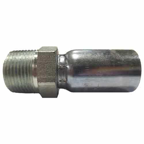 Male Pipe Rigid Crimp Fitting 1/2 WB X 3/4 MIP