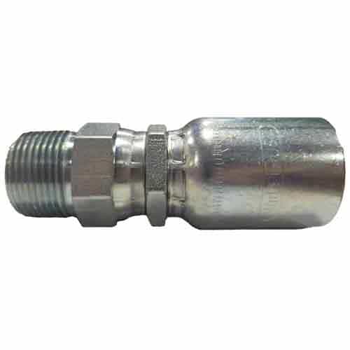 Male Pipe Swivel Crimp Fitting 3/4 WB X 3/4 Male Swivel