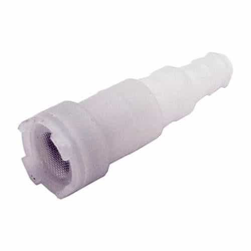 DEMA 100.11P Plastic 1/4" Foot Valve with Check Strainer