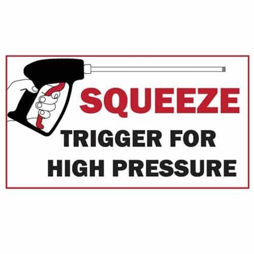SI0127 High Pressure Spray Gun Sign