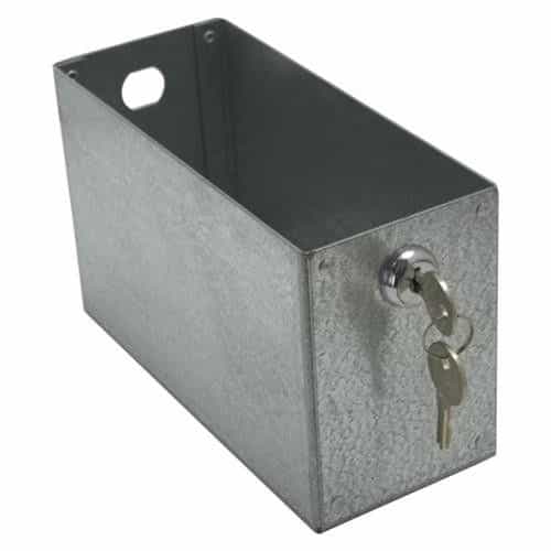 81-B80 Laurel Metal Coin Box Plus Lock