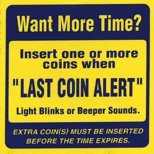 DE010-2 Kleen-Rite Want More Time Decal - 2" x 2"