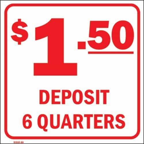 51045-SIN Price Sign