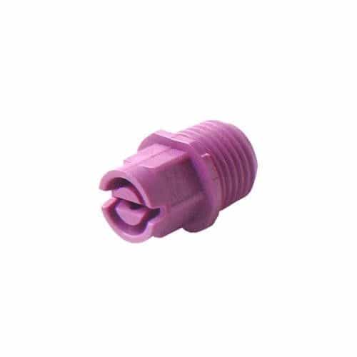 Light Purple Plastic VeeJet Nozzle from Spraying Systems