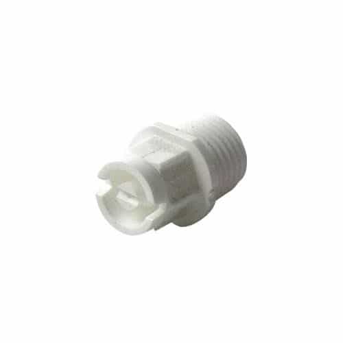 White Plastic VeeJet Nozzle from Spraying Systems