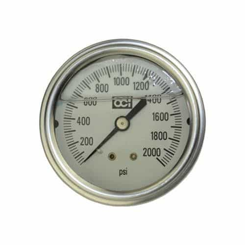 OCI Instruments 3034B 2000L Liquid-Filled Pressure Gauge