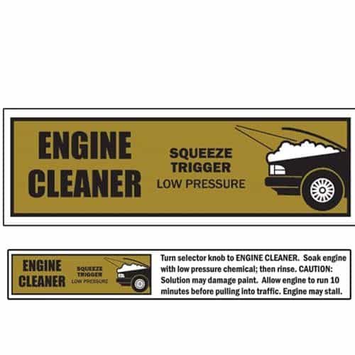 Engine Cleaner Sign Strip